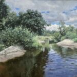 На повороте речки