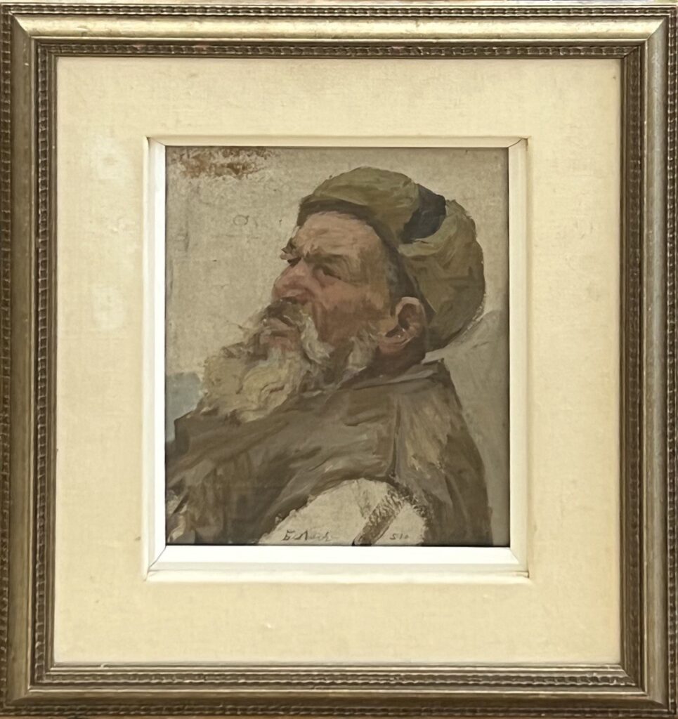 Конюх, в раме