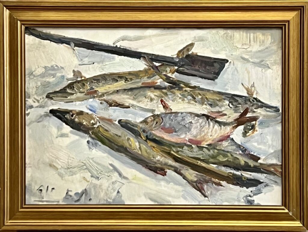 У Лунки. Последний улов, в раме
