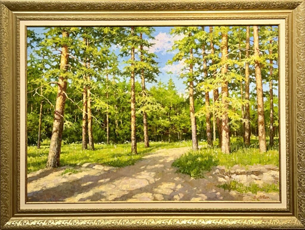 Грибные места, в раме