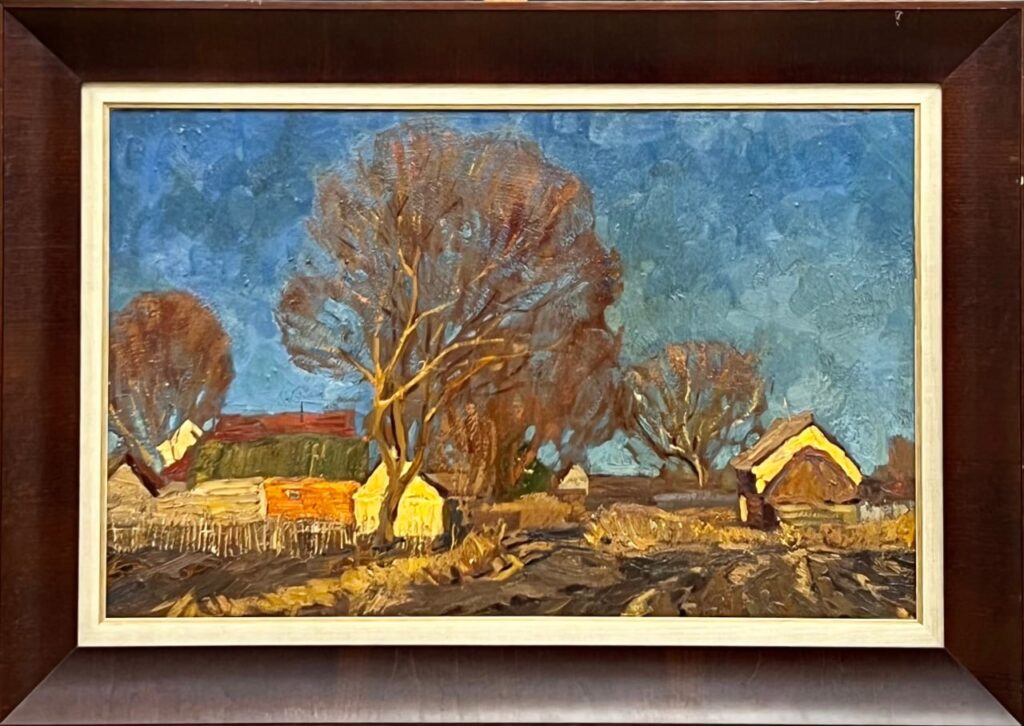 Пейзаж, в раме