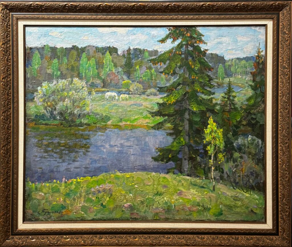 Май на р. Керженец, в раме