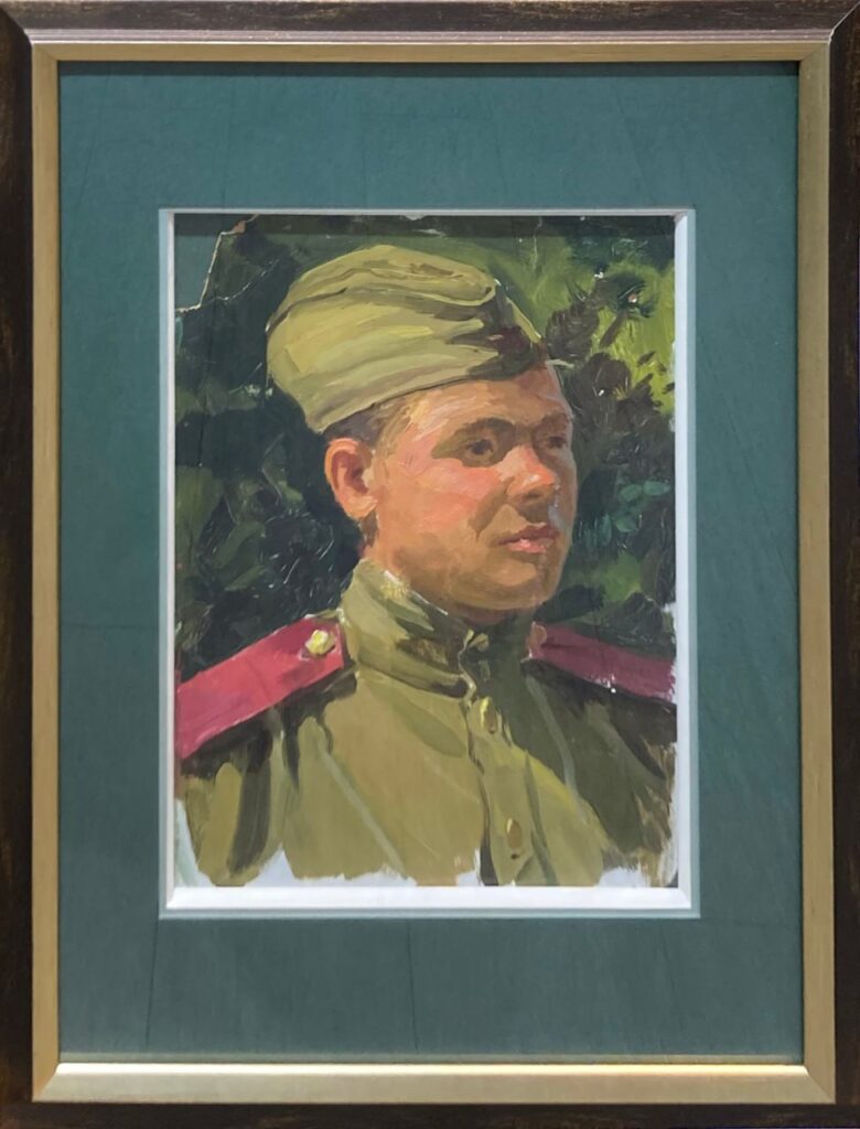 Солдат Соколов В, в раме