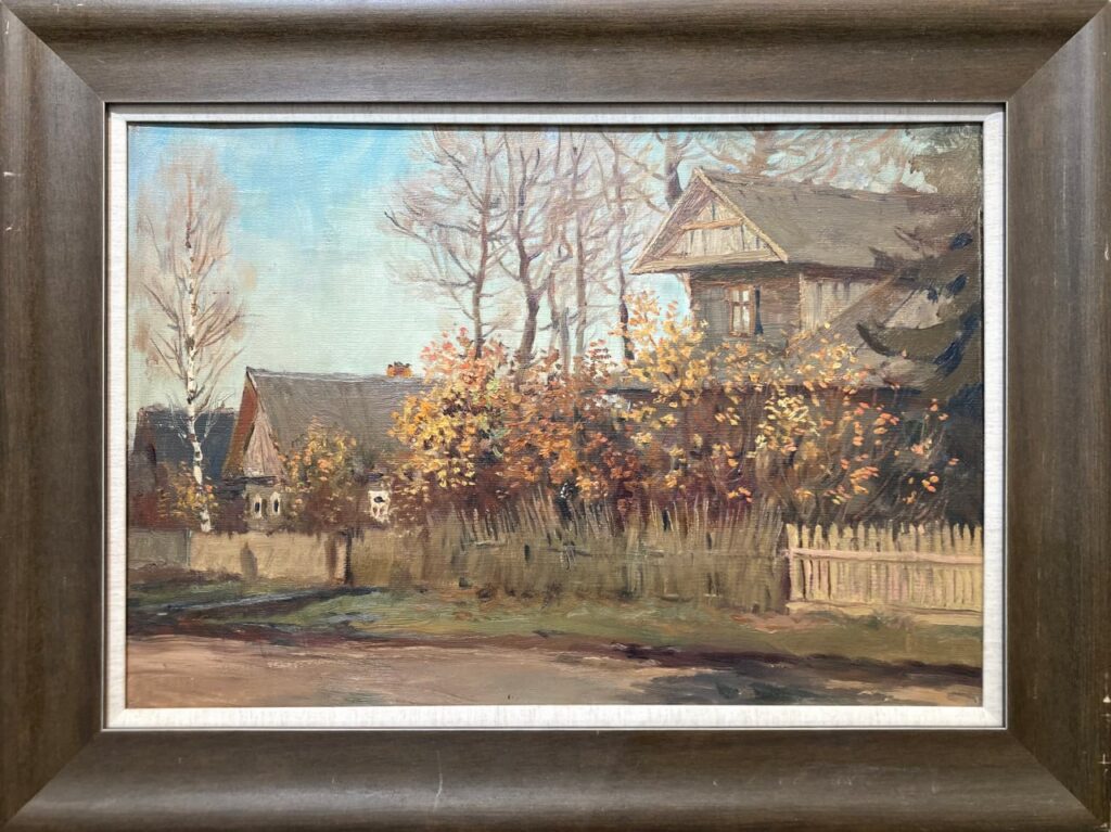 Осенний вечер, в раме
