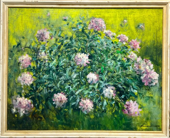 Пионы, в раме