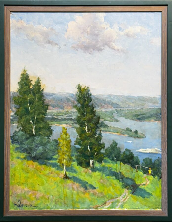 Дорога к Волге, в раме