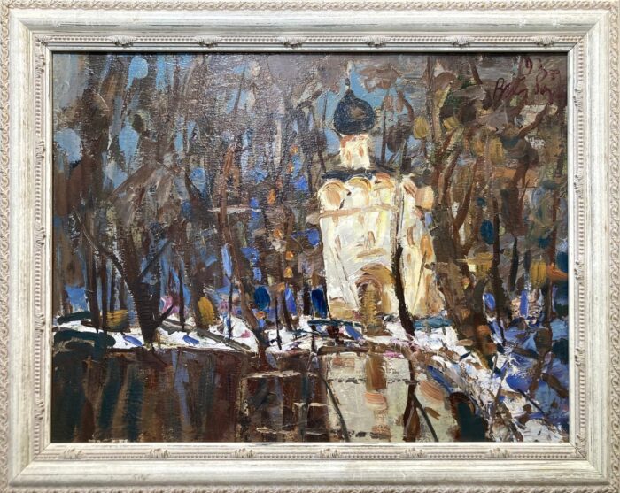 Весна на Нерли, в раме